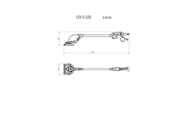 Шліфувальна машина по штукатурці Metabo LSV 5-225 (600103000) фото 5