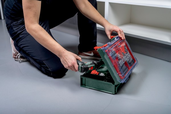 Акумуляторний дриль-шурупокрут Metabo PowerMaxx BS Basic 2х2.0 Аг Mobile Workshop Mini (600080710) фото 4
