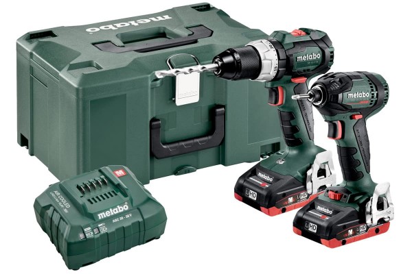 Комплект аккумуляторного инструмента Metabo Combo Set 2.1.11 SB 18 LT BL + SSD 18 LTX 200 BL LiHD (685124000)  фото 