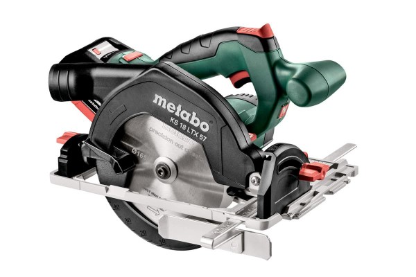Акумуляторна ручна дискова пила Metabo KS 18 LTX 57 2х8.0 Аг (601857810) фото 1