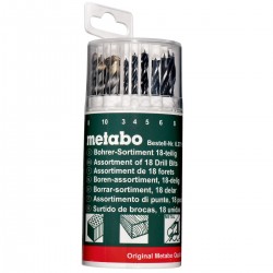 Набір свердел універсальний Metabo 18 шт Ø 3-10 мм (627190000)