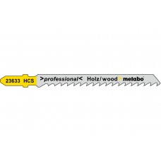Лобзиковое полотно для дерева Metabo Professional 74 мм T 144 D, 25 шт (623690000)