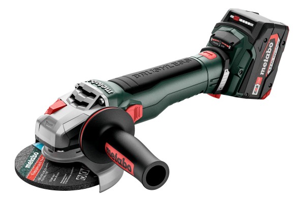 Акумуляторна болгарка Metabo WB 18 LT BL 11-125 Quick 2х5.2 Аг (613054650)  фото 