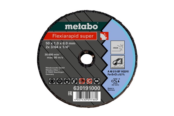 Отрезной диск FLEXIAMANT SUPER 50x2,0x6,0 (630192000)  фото 