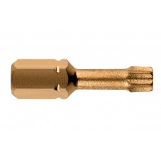 Бита с алмазным напылением Metabo Torx TX10х25мм, 3 шт (628507000)