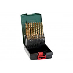 Набор сверл по металлу Metabo HSS-TiN 19 предметов (627173000)