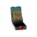 Набор сверл по металлу Metabo HSS-TiN 19 предметов (627173000)