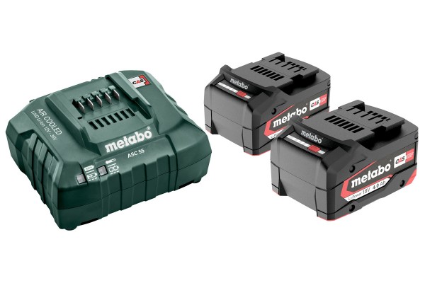 Набір акумуляторів Metabo 2 x 4.0 Аг, ASC 55 (685050000)  фото 