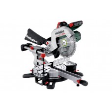 Акумуляторна торцювальна пила з протяжкою Metabo KGS 18 LTX BL 254 2х8.0 Аг (614254810)