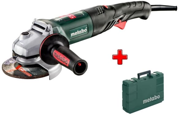 Кутова шліфмашина Metabo WEV 1500-125 QUICK RT з кейсом (601243500)  фото 