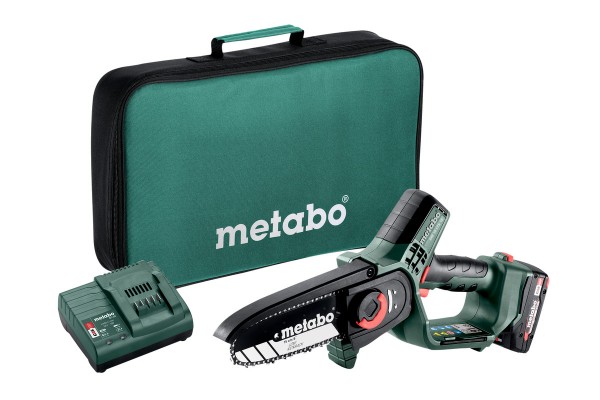 Акумуляторна ланцюгова пила Metabo MS 18 LTX 15 (600856500)  фото 