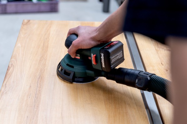 Акумуляторна ексцентрикова шліфмашина Metabo POWERMAXX SXA 12-125 BL в кейсі METABOX 215 (602035840) фото 5