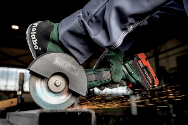 Акумуляторна болгарка Metabo WPB 18 LT BL 11-125 Quick 2х5.5 Аг (613059660) фото 9