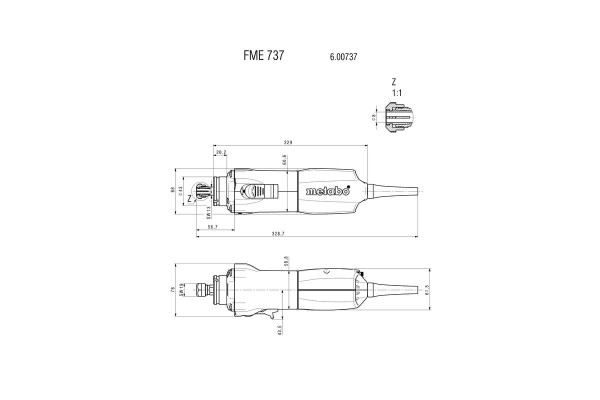 Фрезер Metabo FME 737 (600737000) фото 1
