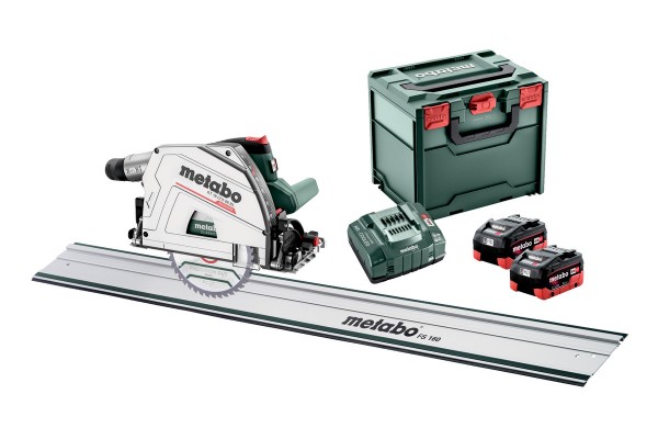 Акумуляторна занурювальна дискова пила Metabo KT 18 LTX 66 BL 2х8.0 Аг + шина FS 160 (691172810)  фото 