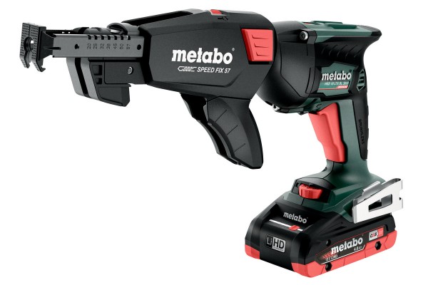 Акумуляторный шурупокрут для гіпсокартону Metabo HBS 18 LTX BL 3000 2х4 Aг + Speed Fix 57 (620062540)  фото 