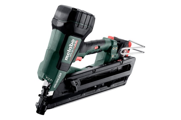Акумуляторний цвяхозабивач Metabo NFR 18 LTX 90 BL + 2 АКБ і ЗП в кейсі (612090800)  фото 