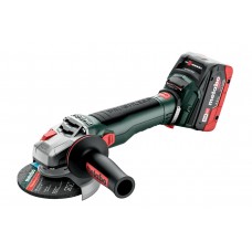 Акумуляторна кутова шліфмашина Metabo WB 18 LT BL 11-125 QUICK + 2 АКБ 8 Аг із ЗП і METABOX 165 L (613054810)