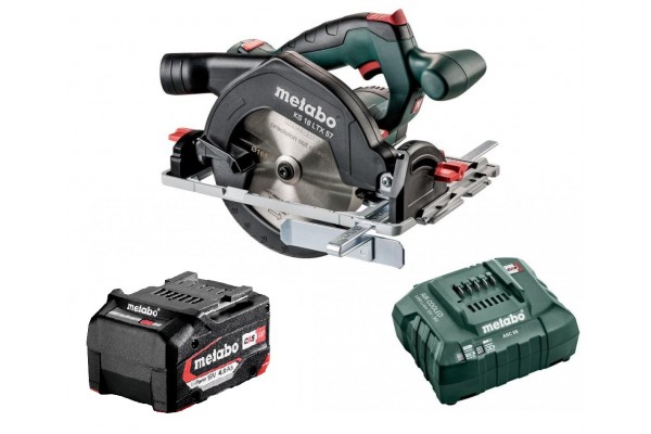 Акумуляторна ручна дискова пила Metabo KS 18 LTX 57 1х4.0 Аг (UA601857890)  фото 