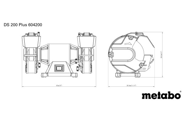 Верстат для заточування Metabo DS 200 Plus (604200000) фото 12