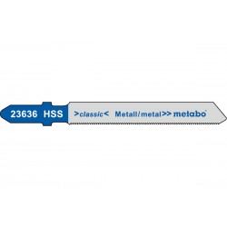 Пилка для лобзика по металлу Metabo Classic 66 мм T 118 G, 25 шт (623693000)