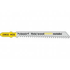 Лобзиковое полотно для дерева Metabo Classic 74 мм T 111 C, 25 шт (623606000)