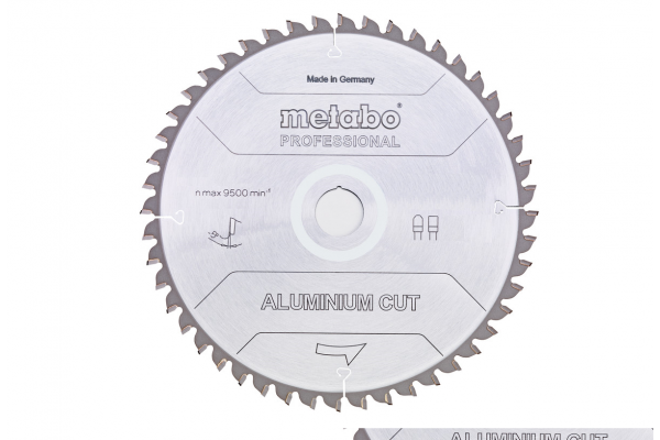 Пильный диск Metabo PROFESSIONAL по алюминию 190x30x2.2, 52 зуба (628296000)  фото 