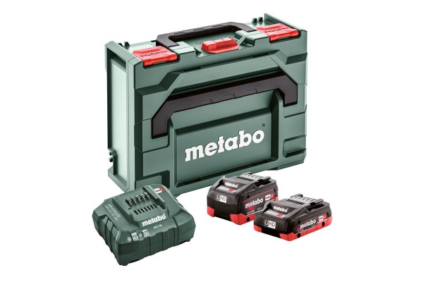 Набір акумуляторів Metabo LiHD 1 x 4.0 + 1 x 5.5 + ASC 55 + MetaLock II (685136000)  фото 