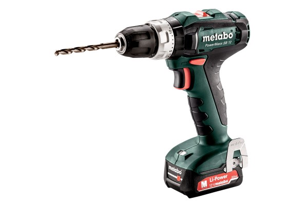 Акумуляторний ударний дриль-шурупокрут Metabo PowerMaxx SB 12 (601076500)  фото 