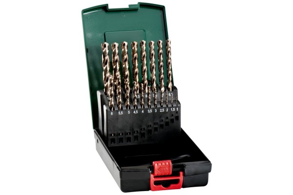 Набор сверл по металлу Metabo HSS-Co 19 предметов (627121000)  фото 
