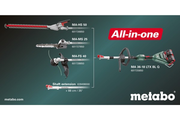 Подовжувач багатофункціональної системи Metabo для MA-MS 25 (628498000) фото 2