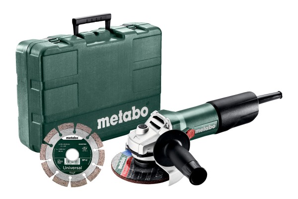 Кутова шліфувальна машина Metabo W 850-125 SET (603608510)  фото 
