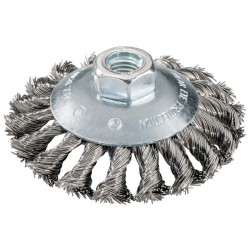 Кругла вигнута щітка для болгарок Metabo 100х10х0.50 мм, плетена (623803000)