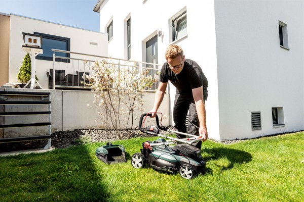 Газонокосарка Metabo RM 36-18 LTX BL 36 з АКБ та ЗП (601716650) фото 11