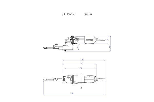 Стрічкова шліфмашина Metabo BFE 9-20 (602244000) фото 3