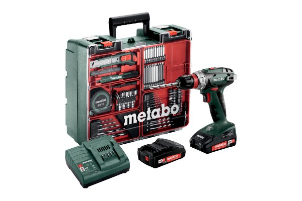Акумуляторний дриль-шурупокрут Metabo BS 18 Quick 2х2.0 Аг Mobile Workshop (602217880)  фото 