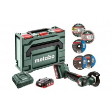 Акумуляторна болгарка Metabo PowerMaxx CC 12 BL 2х4.0 Аг (600348800)