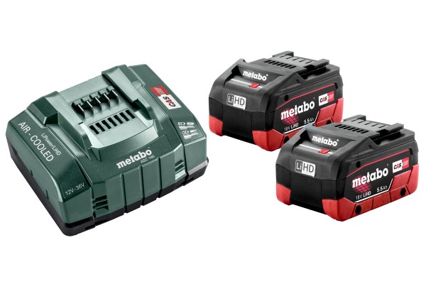 Набір акумуляторів Metabo 2 x LiHD 5.5 Ah + ASC 145 (685122000)  фото 