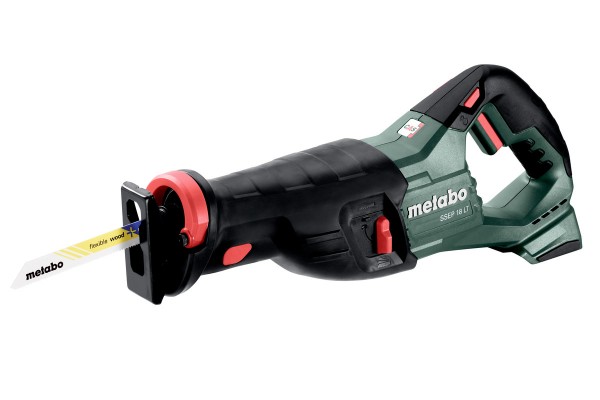 Акумуляторна шабельна пила Metabo SSEP 18 LT каркас в кейсі (601616840)  фото 