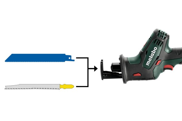 Акумуляторна шабельна пила Metabo SSE 18 LTX Compact у кейсі METABOX 145 (602266840) фото 3
