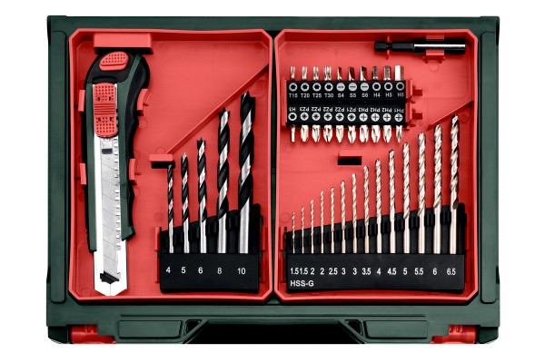 Акумуляторний дриль-шурупокрут Metabo PowerMaxx BS Basic 2х2.0 Аг Mobile Workshop Mini (600080710) фото 2