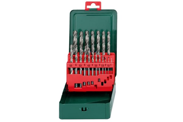 Набор сверл по металлу Metabo HSS-G Promotion 19 предметов (627153000)  фото 