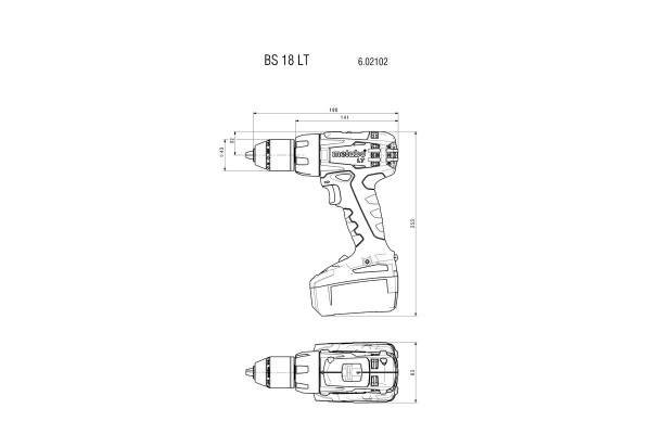 Акумуляторний дриль-шурупокрут Metabo BS 18 LT Mobile Workshop (602102600) фото 5