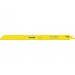 Сабельное полотно по дереву с гвоздями Metabo Flexible 300 мм, S 1222 VF, 25 шт (628248000)