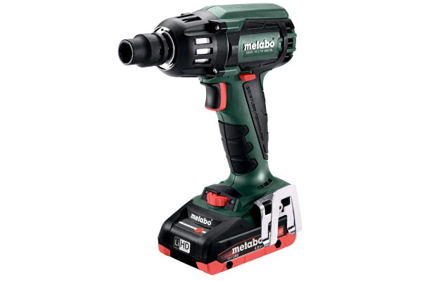 Акумуляторний ударний гайкокрут Metabo SSW 18 LTX 400 BL+ 2 АКБ 4 Аг LiHD і ЗП в кейсі (602205800)  фото 