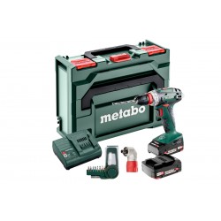 Акумуляторний дриль-шурупокрут Metabo BS 18 Quick Plus Angle Attachment + BitBox SP (602217870)