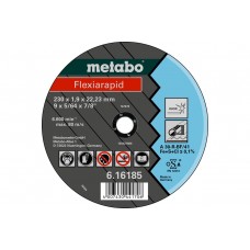 Диск відрізний Metabo 230x1,9x22,2 мм, Flexiarapid, 41, A 30-R (616185000)