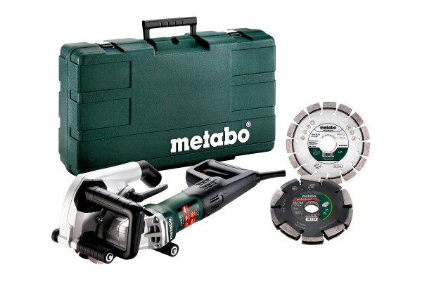 Штроборіз Metabo MFE 40 + алмазний фрезерувальний диск + 2 алмазних диска (604040900)  фото 