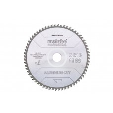 Диск пиляльний METABO «ALUMINIUM CUT - PROFESSIONAL», 216X30 Z58 FZ/TZ 5°NEG (628443000)