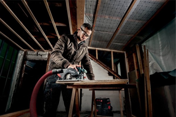 Акумуляторна ручна дискова пила Metabo KS 18 LTX 57 2х5.2 Аг (601857700) фото 4